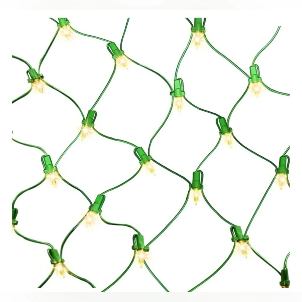 Nwt 150-Count Clear Incandescent Net Christmas Lights indoor outdoor 1 box